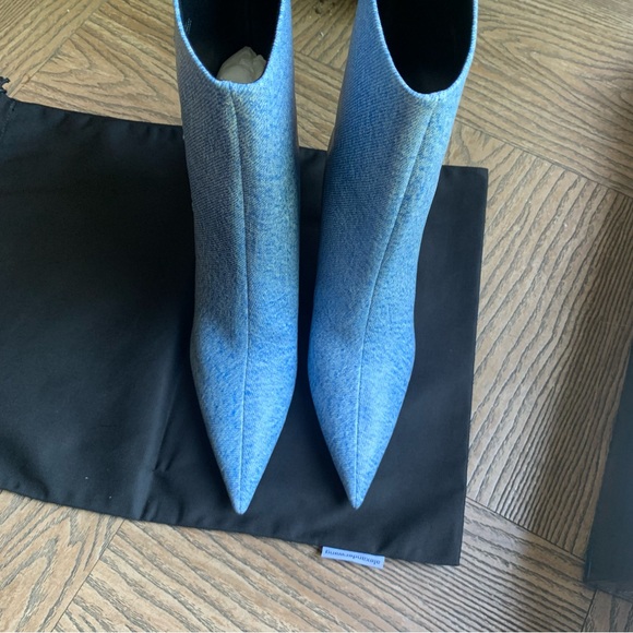 NWT Alexander Wang Delphine 90mm denim boots - Picture 6 of 12